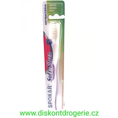Spokar kartáček na zuby 3426 M silver soft