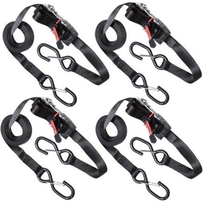 Master Lock - Set 4 ks upínací popruhy s ráčnou a háčky Master Lock 3056EURDAT - 425 cm