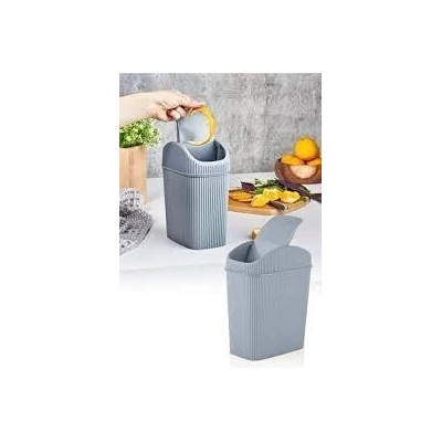 Кош с люлеещ капак мини сиво 2, 5 литра (107279/2)