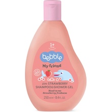 Bebble dětský šampon a sprchový gel 2v1 jahoda 250 ml