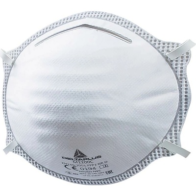 Delta Plus M1200 FFP2 Tvarovaný respirátor Biela 20 ks