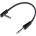 RockBoard Flat TRS 20 cm Директен - Ъглов Пач кабел (RBO CAB F TRS 20S BK)
