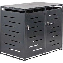 DEMA box na dve odpadkové nádoby 137,5 x 81 x 116 cm antracit
