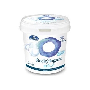 Milko Řecký jogurt 0% bílý kbelík 1 kg