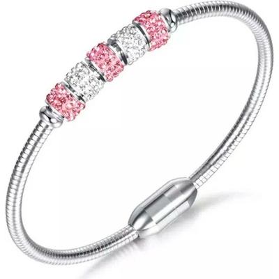 Mabell dámský náramek z chirurgické oceli BRONTE CZ221GH1006C45