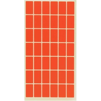 Spree Етикети 17/30 мм, 42 бр. на лист, 10 л. , червен (3800884173473)