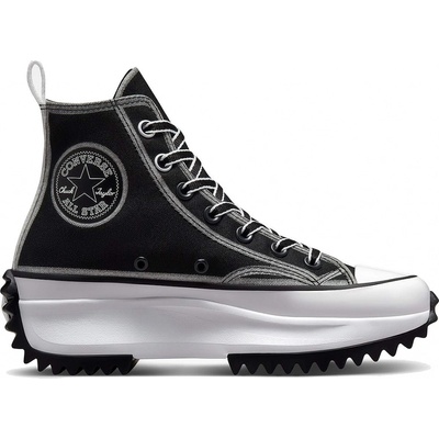Converse Run Star Hike Platform Outline Sketch Hi A03955 black/white/black