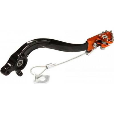 ACCEL páka nožní brzdy KTM SX/EXC/SXF/EXCF 16-23 barva oranžová