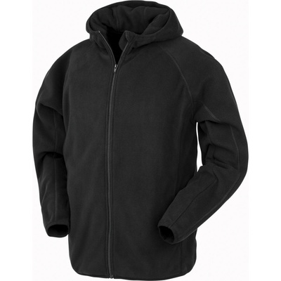 Result Unisex recyklovaná mikroflísová mikina R906X Black