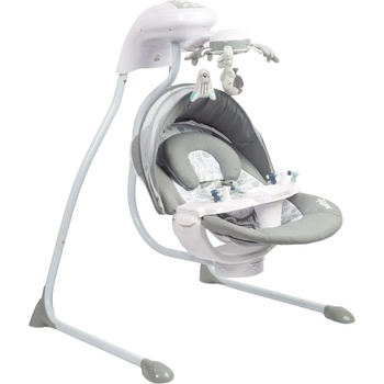Caretero Електрическа люлка и шезлонг Caretero - Raffi, Graphite (TERO-8094)