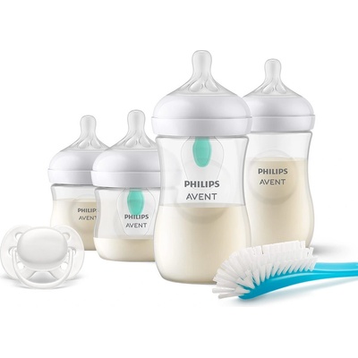 Philips Комплект за новородено Natural Response SCD657/11 AirFree с 4 шишета и залъгалка 0м+ (00A.0601.001)