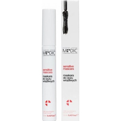 Pierre René Medic Laboratorium řasenka s keratinem pro citlivé oči Black 12 ml