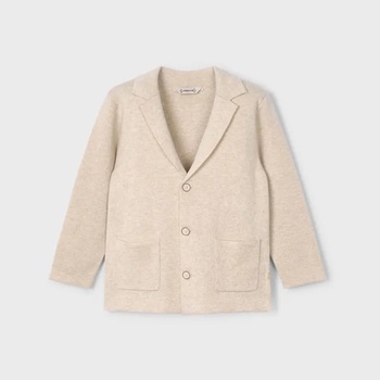 Mayoral Сако трико в цвят пясък за мини момче Майорал