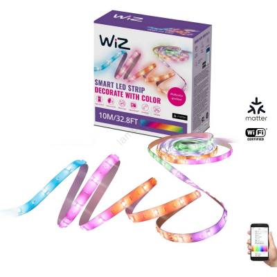 - LED RGBIC димируема лента 10m LED/21W/230V 2700-6500K Wi-Fi (P6381)