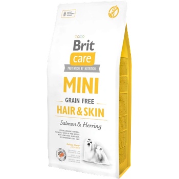 Brit Mini Grain Free Hair & Skin - със сьомга и херинга, за красива и здрава козина 2 кг