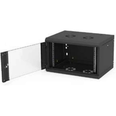 Fibrain Заден корпус за стенен шкаф Z-Cube 150 - 6U, RAL 9005 (сваранна конструкция) (KTC-06-150-S04-B)