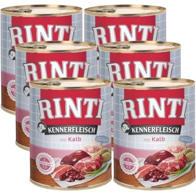 Rinti Kennerfleisch Adult Veal 6 x 800 g