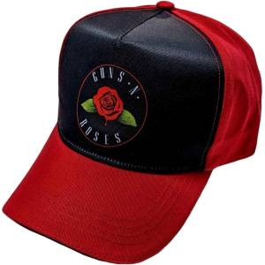 Guns N' Roses Rose Шапка с козирка Red & Black UNI (GNRCAP07RB)