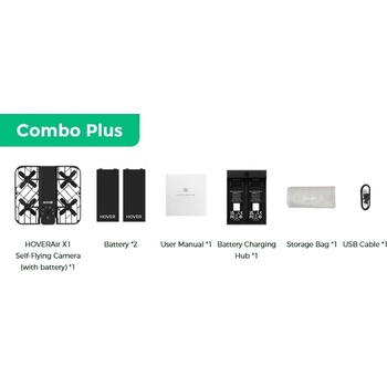 HoverAir X1 - Combo Plus Retail - černý