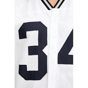 AMBUSH Памучна риза AMBUSH Sports Designed Shirt в бяло със свободна кройка с класическа яка 12115310 (12115310)