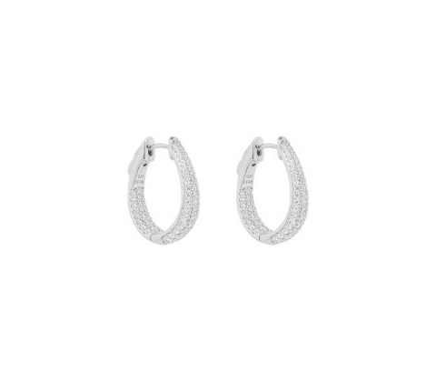 Diamonfire Stříbrné náušnice E6187