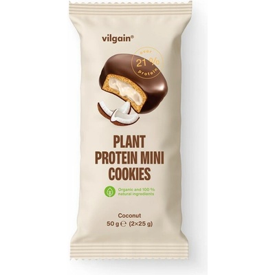 Vilgain Plant Protein Mini Cookies kokos 50 g – Hledejceny.cz