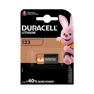 Duracell CR123A, CR23, DL123A, CR123A 1ks 42451