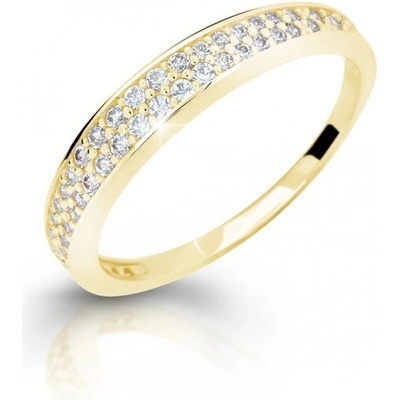Cutie Jewellery prsten ze žlutého zlata se zirkony Z6810 2649 10 X 1