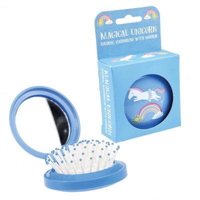 Rex London - Компактна четка за коса - Вълшебният еднорог (28366)