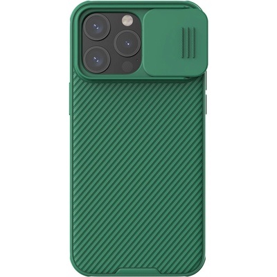Nillkin Магнитен кейс с протектор за камера Nillkin CamShield Pro за iPhone 15 Pro Max, зелен (6902048266797)