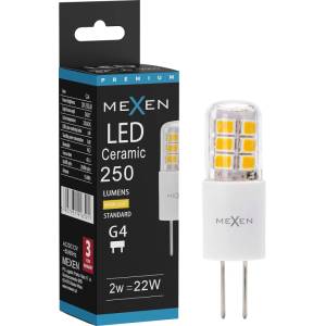 Mexen Oris LED крушка G4, 2W, Топла - 3000K, 250 lm - L115-G4-0230-02 (L115-G4-0230-02)