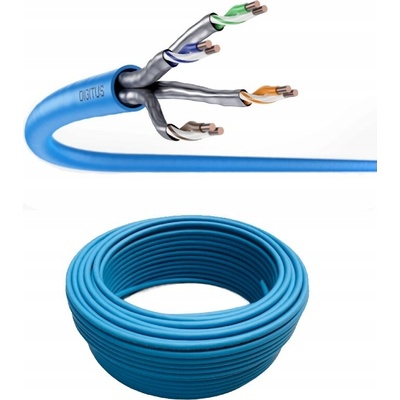 Digitus DK-1624-A-VH-05 CAT 6A U-FTP 500 MHz Dca (LSZH-1) AWG 23/1 50m modrý