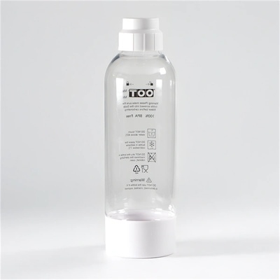Too soda bottle-m-100-w Бяла бутилка за многократна употреба без bpa за машина за сода, 1 литър (too soda bottle-m-100)