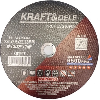 Kraft & Dele Řezný kotouč 230 x 2.5 x 22,23 mm KD1997 25 ks