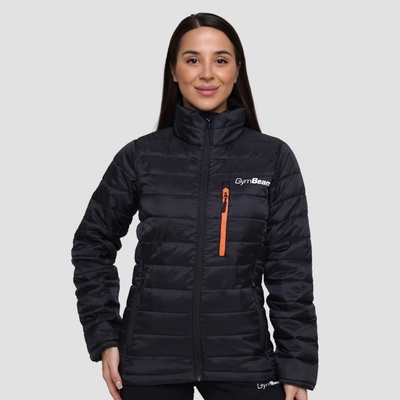 GymBeam Puffer Black Orange