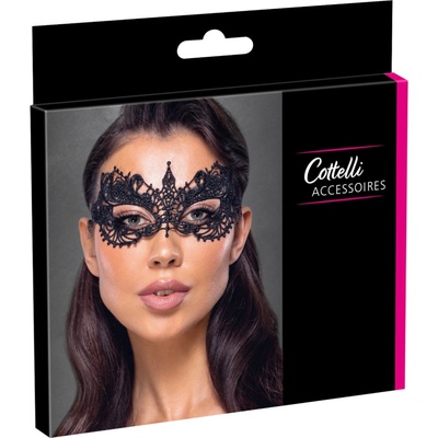 Cottelli Delicate Embroidered Blindfold 2461331 Black