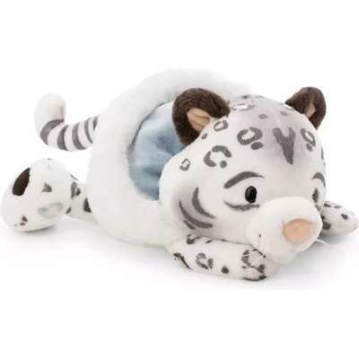 NICI Nici: Плюшен снежен леопард Eleni Snowbell, с шапка, легнал - 30 см (62488)