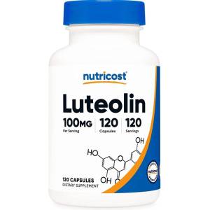 Nutricost При алергии - Лутеолин (Luteolin), 50 mg x 120 капсули Nutricost (73967 (468101) NC)