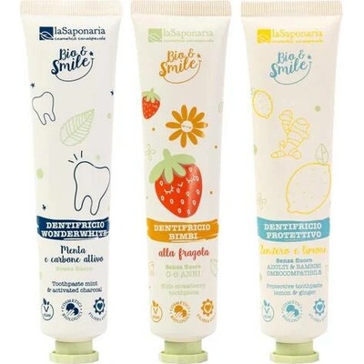 laSaponaria zvýhodněná sada zubních past 3 x 75 ml