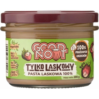 Good Noot Hazelnut Only, Lieskovcová pasta 200 g