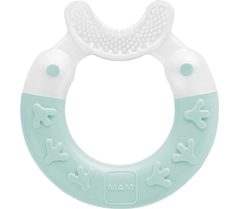 Mam Bite & Brush Teether Turquoise