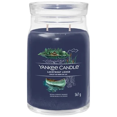 Yankee Candle Signature Lakefront Lodge ароматна свещ 567 гр