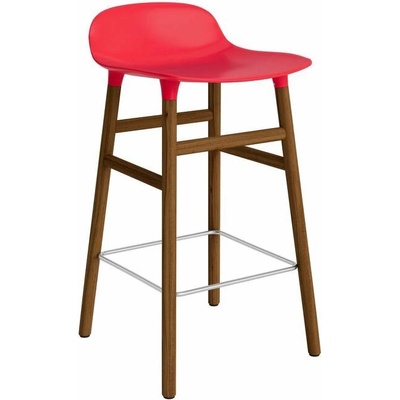 Normann Copenhagen Form 65 cm bright red / walnut