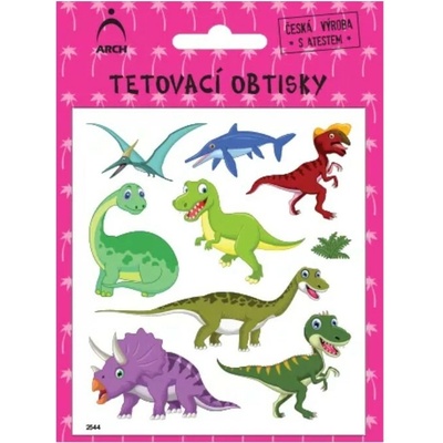 Arch Zlín Dětské tetovací obtisky dinosauři