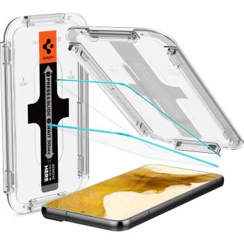 Spigen Samsung S22 SPIGEN EZ FIT защитно стъкло за екран 2бр. 2.5D, 9H + рамка, TRANSFER AGL04151 (AGL04151)