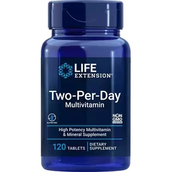 Life Extension Two Per Day мултивитамин, 120 таблетки