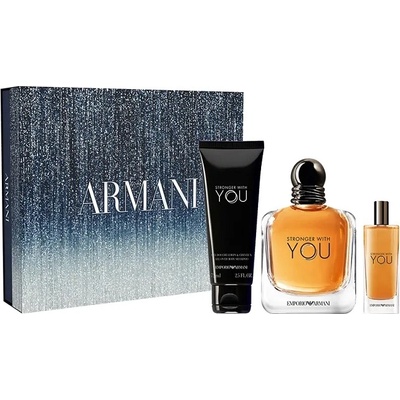 Giorgio Armani Georgio Armani Комплект Stronger With You - Тоалетна вода, 100 и 15 ml + Душ гел, 75 ml