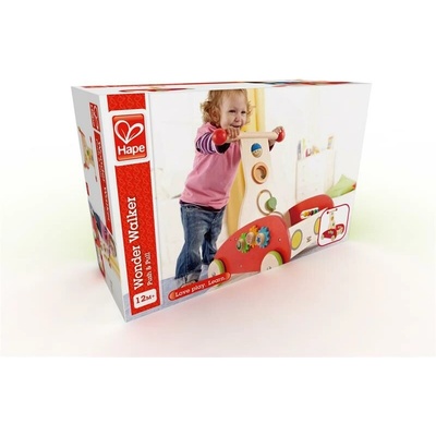 Hape Chodiace autíčko červené