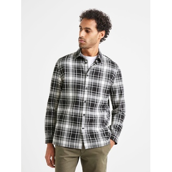 Celio Черно-бяла мъжка карирана риза Celio Vabene Celio | Byal | МЪЖЕ | S