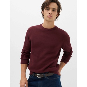 Marks & Spencer Текстурирана рула със висок врат от чист памук Marks & Spencer червена Marks & Spencer | Cherven | МЪЖЕ | S REG